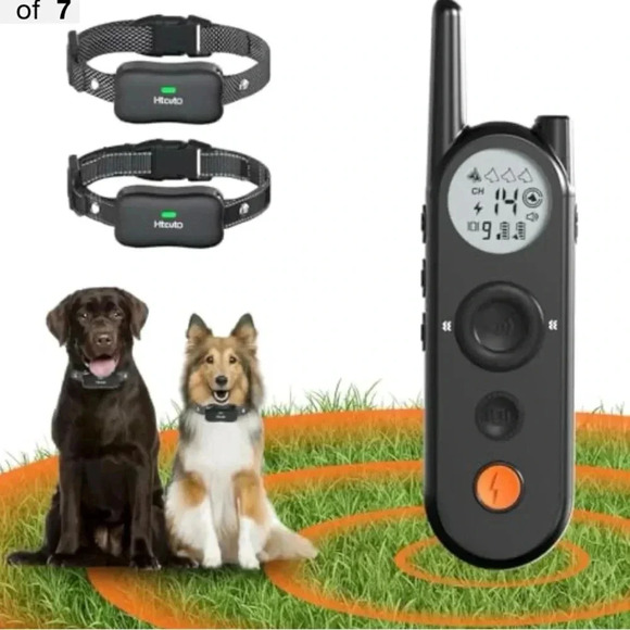 Htcuto Electronic Training Collar & Fence 2 in 1 3500FT Waterproof 6100ft Remote - Picture 1 of 11